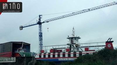 O transbordador Ferry-Boat fai a sa parada anual por mantemento