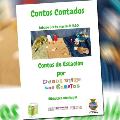 A Biblioteca Pblica Municipal da Guarda despide o mes de Marzo con Contos Contados