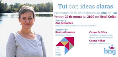Presentacin da candidatura do BNG  alcada de Tui