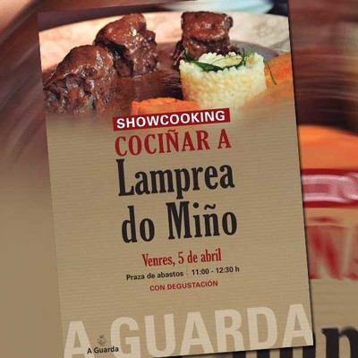 Un Showcooking para por en valor a Lamprea do Mio na Guarda