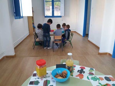 Nova aula madruga do CRA na casa escola de Marzn no Rosal