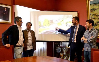 Tui presentou esta ma o proxecto de reforma da praza de Frmista no marco da ARI
