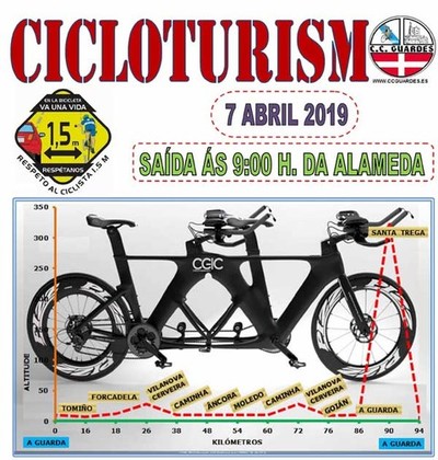 Salida del Club Ciclista Guards este domingo 7 de abril