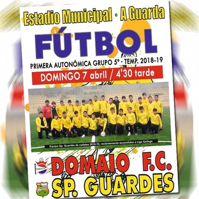 O Sporting Guards recibe este domingo na Sangria ao Domaio FC