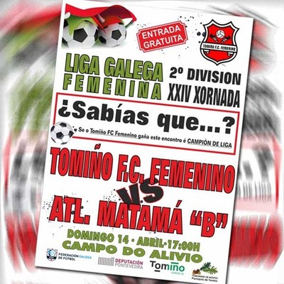 O Tomi�o FC Femenino pode proclamarse campi�n de liga este domingo