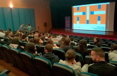 Alumnado de Xeograf�a e Historia das universidades de Santiago e Minho visitan a Eurocidade para co�ecer de primeira man o seu funcionamento