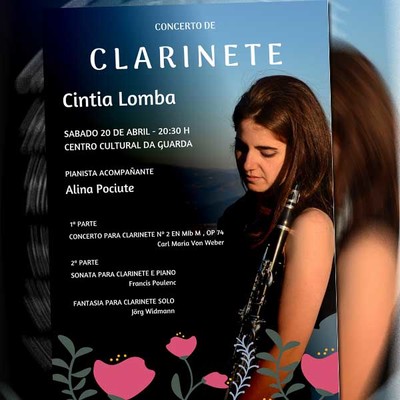 O Centro Cultural da Guarda acolle un concerto da clarinetista Cintia Lomba