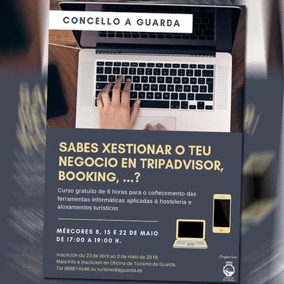 A Guarda oferta un curso de formacin para a xestin da hostalera e aloxamentos tursticos na rede