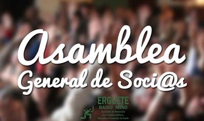 Convocatoria asemblea xeral ordinaria de socios ano 2019 de rguete Baixo Mio