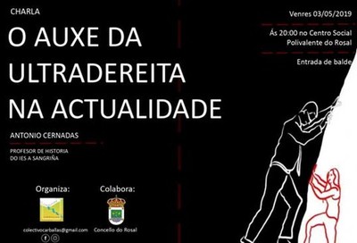Charla sobre -O auxe da ultradereita na actualidade- o 3 de maio no Rosal
