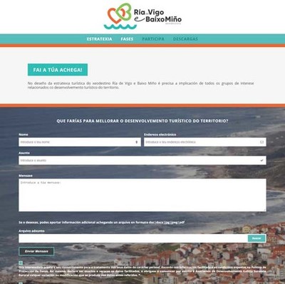  Aberta a enquisa para aportar opinins e valoracins sobre o Xeodestino Ra de Vigo e Baixo Mio