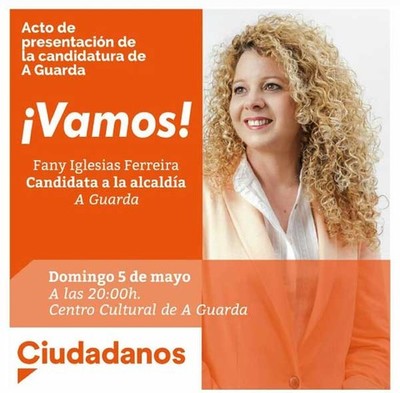 Ciudadanos de A Guarda presenta este domingo a su candidata a la Alcalda de A Guarda