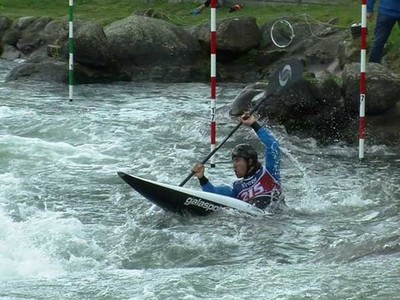 O Teixugo Manuel Ochoa no equipo nacional sub-23 de k1