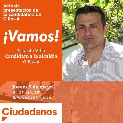 Presentacin de candidatura de Ciudadanos O Rosal