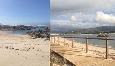  Das bandeiras azuis ondearn novamente nos areais guardeses do Muo e Area Grande