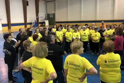 Olimpadas Intergeracionais disseminadas junto da populao snior de Sanxenxo