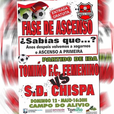 O Tomio FC Femenino ten a opcin de voltar a subir a Primeira Divisin Galega este domingo