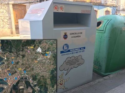  A Guarda recicla mis de 4 toneladas de roupa usada en 4 meses