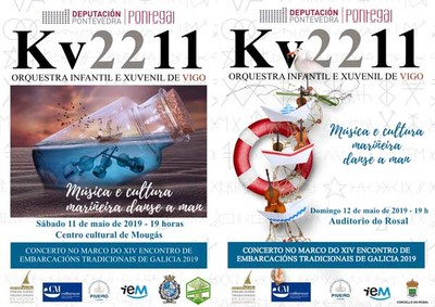 Concertos da Orquestra Infantil e Xuvenil de Vigo, Kv2211, no marco do XIV Encontro de Embarcacins Tradicionais
