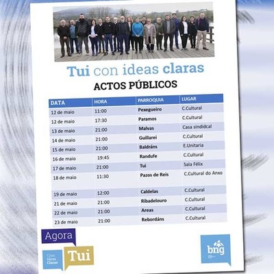 Actos pblicos do BNG en Tui  de cara os comicios municipais