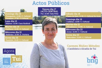 O BNG de Tui lanza  o  resumo do seu Programa de Governo cara as vindeiras eleccins municipais