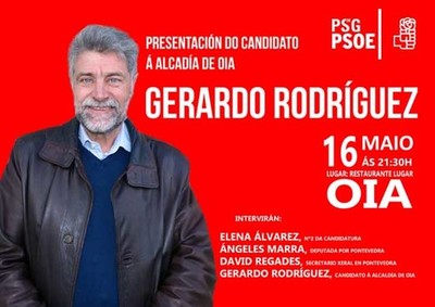 Os socialistas de Oia presentan este xoves a sa candidatura s Eleccins Municipais