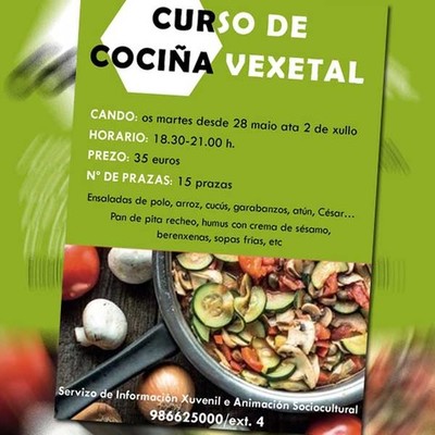 Inscricins abertas para o Curso de Cocia Vexetal no Rosal
