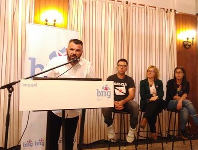 Anxo Baz pide un apoio masivo ao BNG para un Goberno de cambio