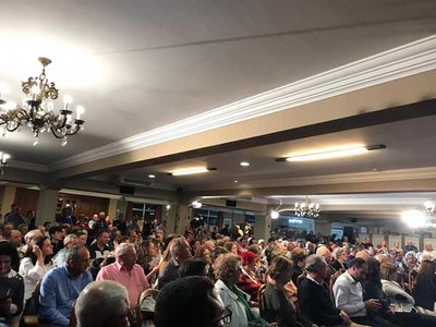 Multitudinaria presentacin de la candidatura municipal de los Populares de A Guarda con Alberto Nez Feijoo y Roberto Carrero 