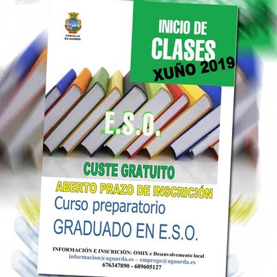 Preparacin das probas para o Graduado en ESO na Guarda:  convocatoria de setembro