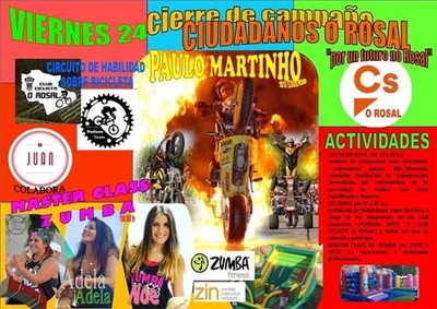 Cierre de campaa de Ciudadanos en O Rosal este viernes con varias actividades