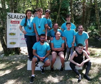 10 medallas para Os Teixugos no campionato galego de sllom