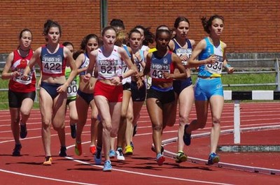 La guardesa Marcela Morgado se proclama subcampeona gallega cadete en los 1000 metros lisos al aire libre