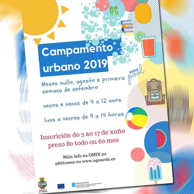 Novo prazo de inscricins para o Campamento Urbano 2019 na Guarda
