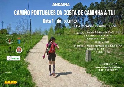 2 Andaina do Camio Portugus da Costa dende Caminha ata Tui