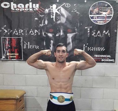 O Goians Charly Lpez participa esta fin de semana no Campionato Galego de Boxeo