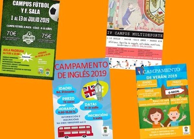 Campamentos de veran no Rosal
