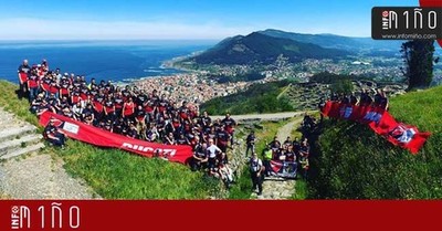 Especial - Ms de 80 motos Ducati visitaron el Monte Santa Trega de A Guarda