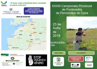 Oia acolle este domingo o XXXIII Campionato Provincial de Percorridos de Caza