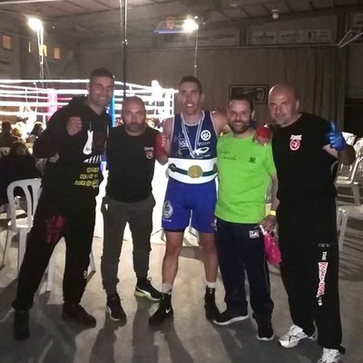 El goians Charly Lpez seproclama por tercera vez Campen Gallego de Boxeo