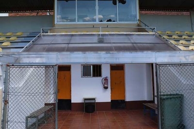 A Guarda renova os vestiarios do Estadio Municipal da Sangria