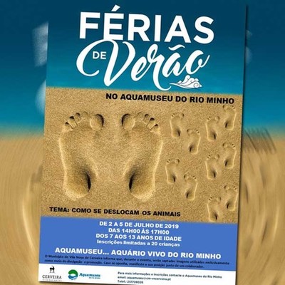 -Como se deslocam os animais-  a temtica das Frias de Vero no Aquamuseu 