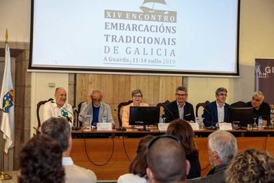 La flota gallega del Encuentro de Embarcaciones Tradicionales llegar a A Guarda en travesa conjunta desde las Ces