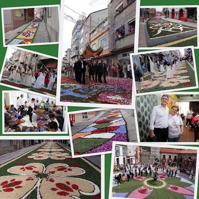  A Guarda agradece o traballo  das alfombristas da Guarda