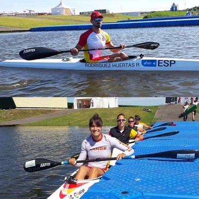 Roi Rodrguez y Sara Ouzande inician su participacin en los juegos europeos