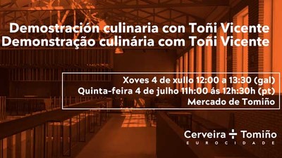 Toi Vicente cociar no Mercado Municipal de Tomio