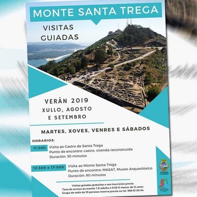 Visitas guiadas ao Monte Santa Trega da Guarda en xullo, agosto e setembro