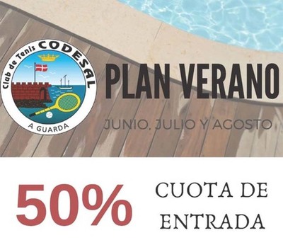 El Club de Tenis Codesal lanza una oferta en la cuota de entrada para nuevos socios a mitad de precio