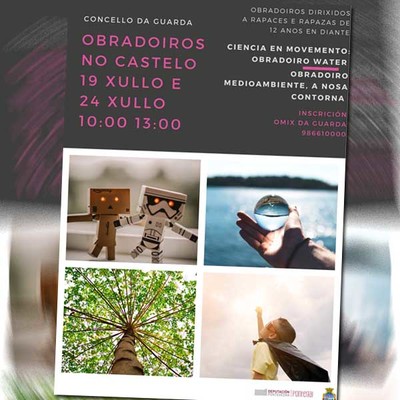 A Omix da Guarda organiza do 19 ao 24 de xullo Obradoiros no Castelo