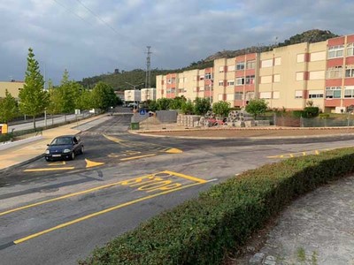 Interrupo das obras de Requalificao do Espao Pblico Envolvente ao Bairro da Calada,  Urbanizao de Cerveira e ao Centro Escolar de Cerveira
